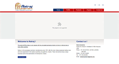 Desktop Screenshot of natrajindustries.com